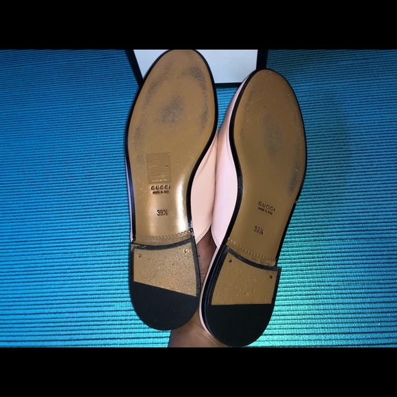 Gucci Princeton Slipper Mules Shoes Pink 39.5 - Picture 8 of 11